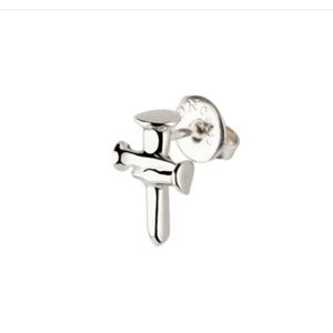 Silver Piercing Take Me To Church Stud - UNO de 50